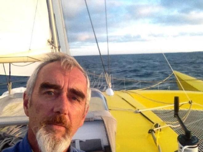 Loick Peyron will be sailing his little yellow Walter Green Tri in the Record SNSM © Summer Sailstice